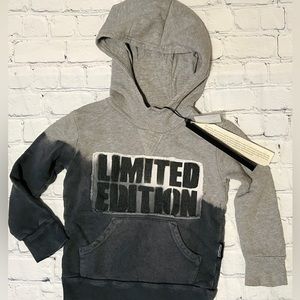 New Nununu Limited Edition Distressed Hoodie Sweatshirt (2-3 Years)